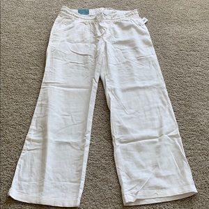 Women’s flowy linen pants